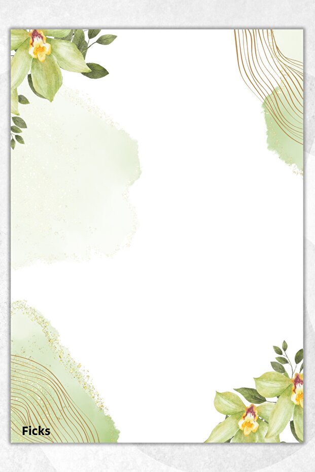 Flower Note Paper - A5 Size - 50 Sheets - Notepad - Memopad - Memo Pad - To Do List - 1