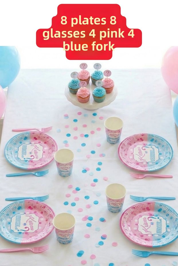 Is It a Girl or a Boy? Written Placemat Baby Shower Party Gender Reveal Gender Reveal Party Supplies