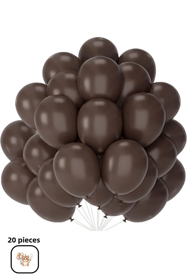 Brown Balloons Are Suitable for Background and Venue Decoration