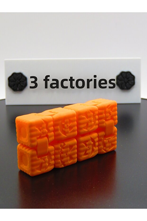 مكعب القرع المنحوت اللانهائي - مكعب زخرفي ثلاثي الأبعاد - 4