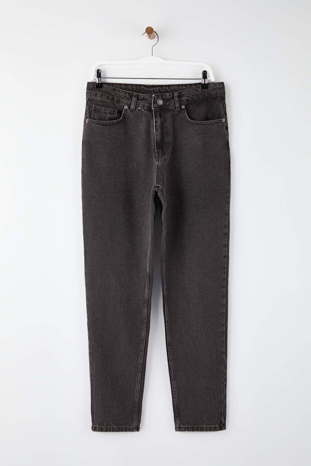 Kahverengi Essential Fit Jeans Kot Pantolon TMNAW23JE00104 - 1