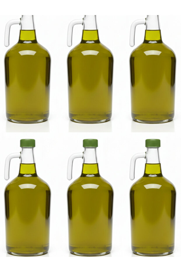 6 Pieces of 3 Liter Olive Oil Bottle with Handle (Galon) 6 Pieces Will Be Sent