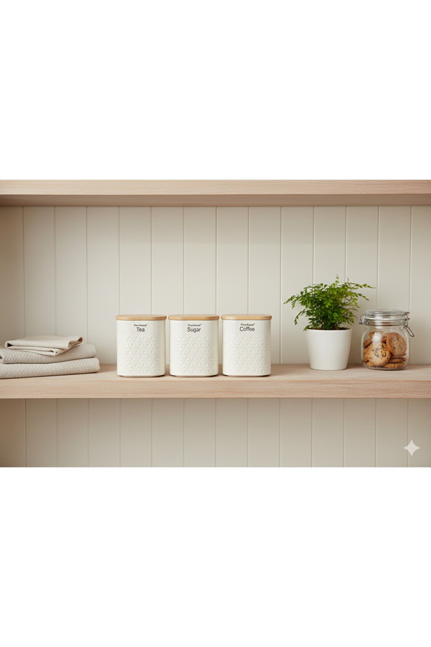 برطمانات علب تخزين الشاي والقهوة والسكر - 3
