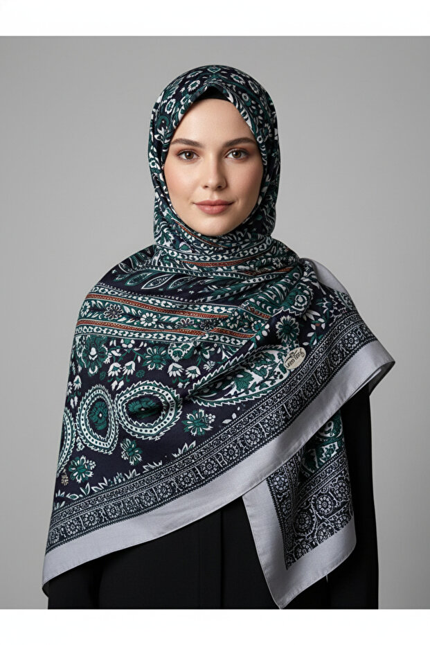 شال النبلاء منقوش بالقطرات العرقية 180x70
