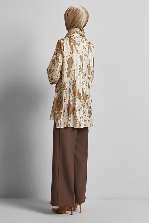 تونيك ساتان منقوش 45429 - 4