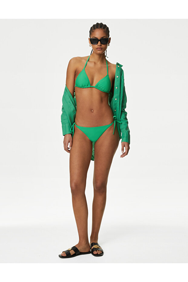 Regular Fit Üçgen Bikini Üstü - 1
