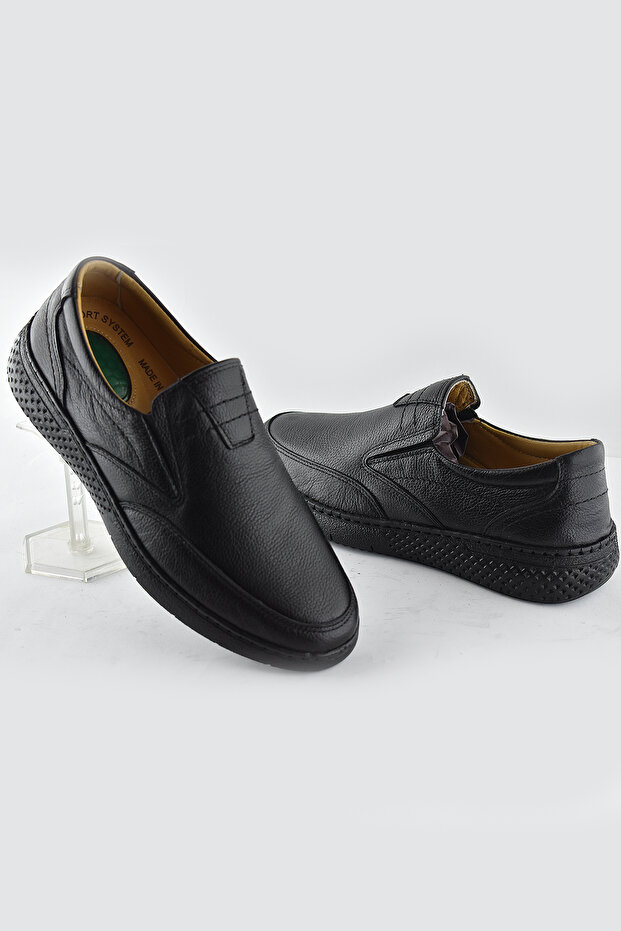 7575 Orthopedic Sole Soft Genuine Leather Seasonal Winter Men's Shoes - 2