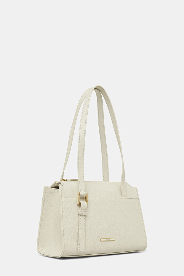 KREM MONOGRAM ÇANTA - 2