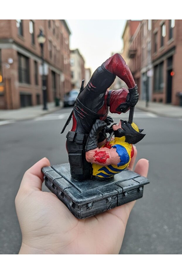 Eselya3d Deadpool & Wolverine Büst Figür-Marvel comics-15cm-fanart - 1
