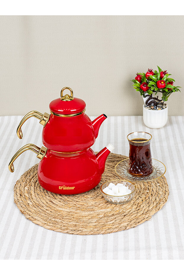 Emaye Mini Çaydanlık - 2