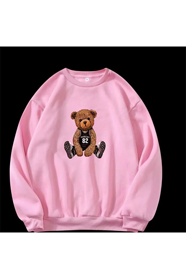 Oversized Perfect Fit for Both Women and Men with the Teddy Bear Print.