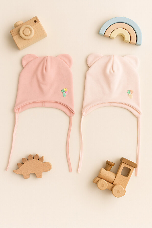 100% cotton twin baby beanie