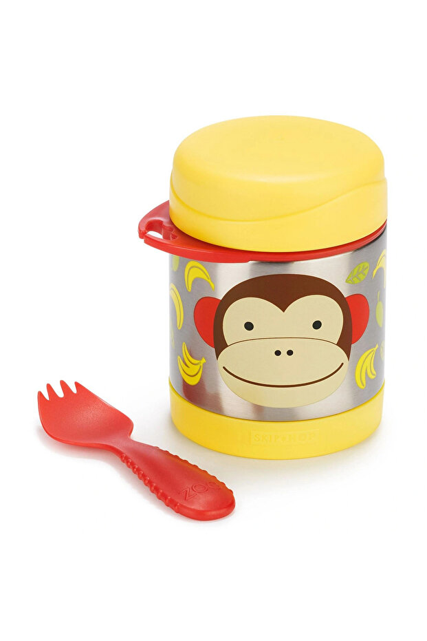 Zoo Paslanmaz Çelik Termos 325 Ml Maymun - 2