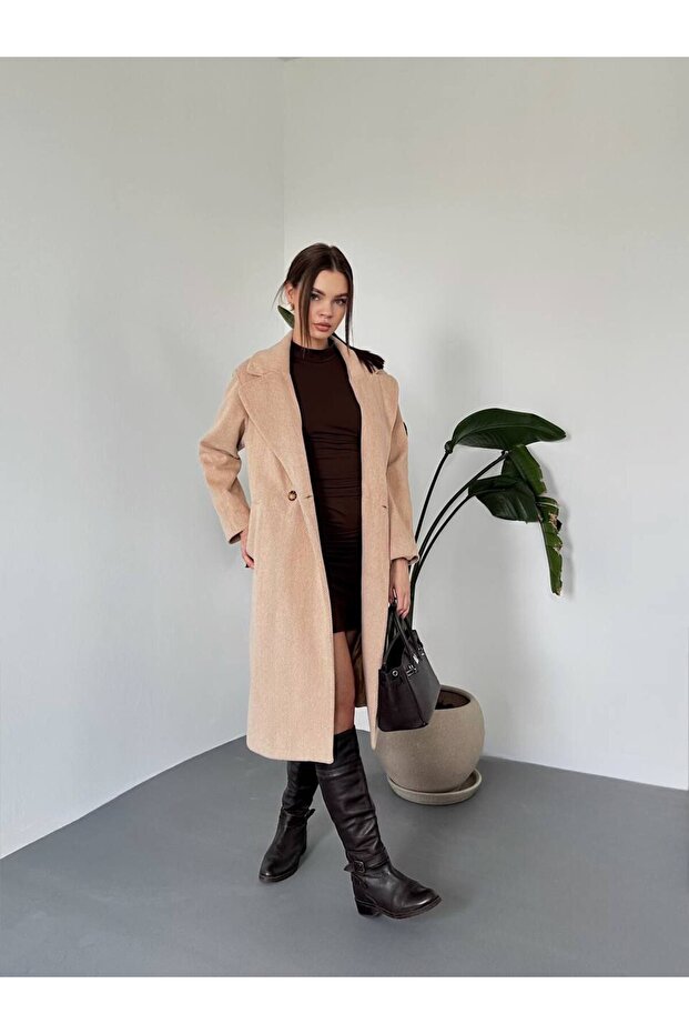 Premium Oversize Kaşe Kaban - 1