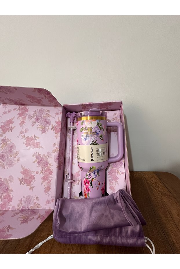 Love Shack Fancy Flower with Straw 1.18Lt Boxed Thermos