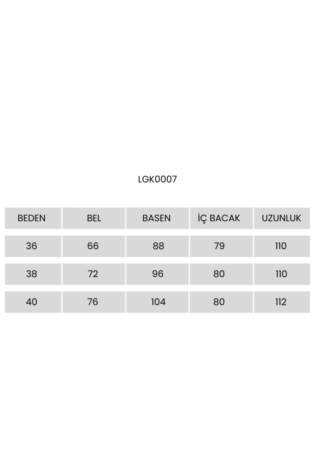 Cepli Dokuma Palazzo Pantolon LGK0007 GRİ - 5