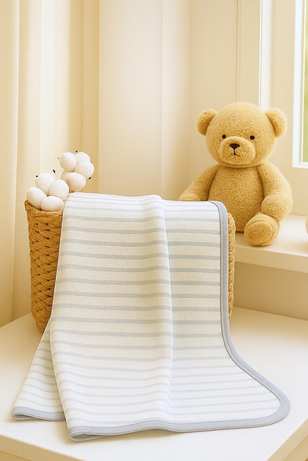 100% Cotton Natural Baby Blanket Newborn Baby Blanket 85X90 cm