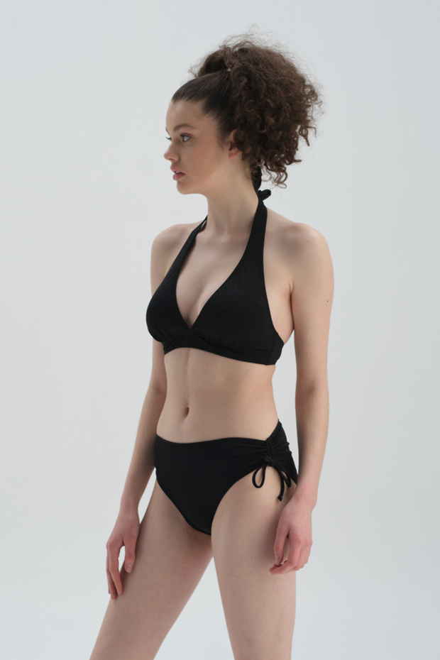 Black Triangle Wide Bikini Top - 3