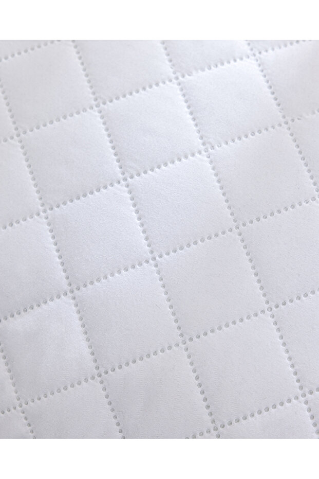 Klimalı Yastık - Beyaz/Açık Gri - 50x70 cm - 6