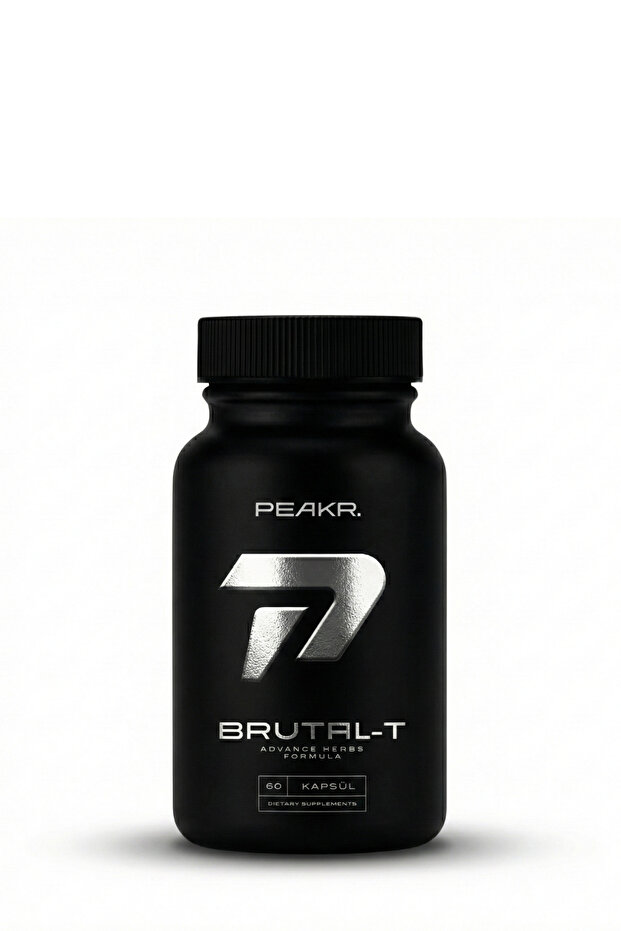 PEAKRTRIBE Brutal-T | Shilajit - Tribulus - Ferula - Maca - Taurin - Kordiseps İçeren Takviye Edici Gıda