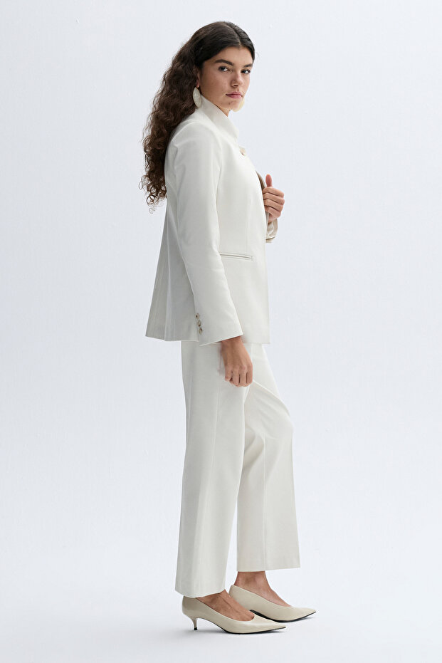 TEK DÜĞMELİ BLAZER CEKET - 3