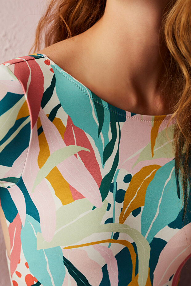 Çok Renkli Wave Mayo - 2