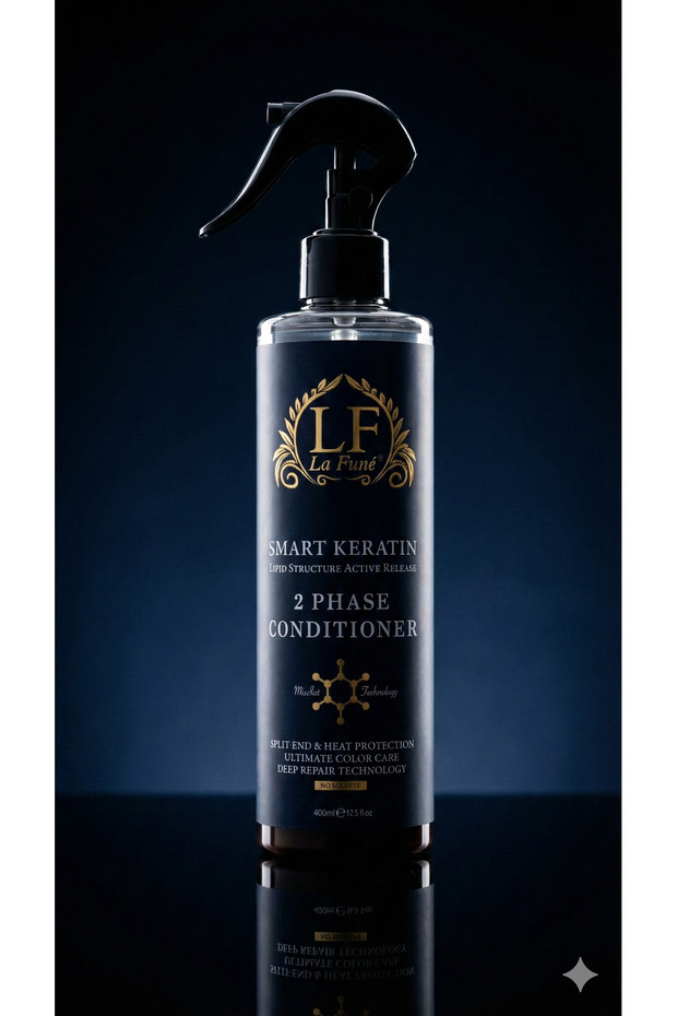 Smart Keratin Dual Phase Hair Care Cream – Micellar Heat Protective Repair Easy Comb 400 ml