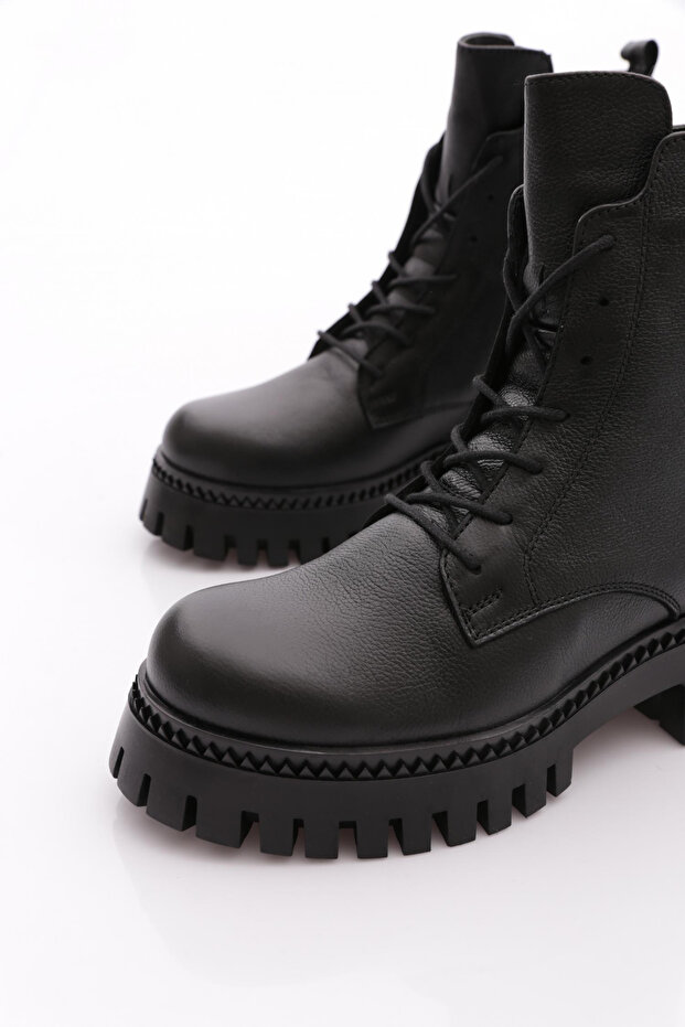 2251811K Kadın Deri Bot - 4