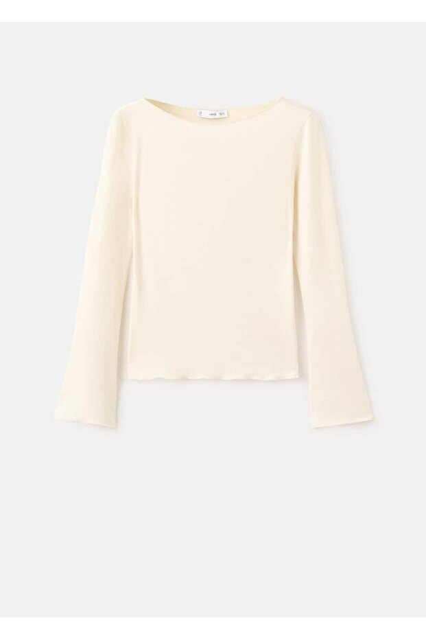 Kayık yaka tişört - 3