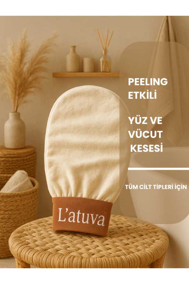 Face and Body Scrub Exfoliating Bath Shower Scrub Glove for All Skin Types