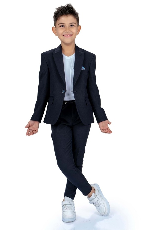 Boy's Pants Suit Jogger Sports Combination Formal Casual