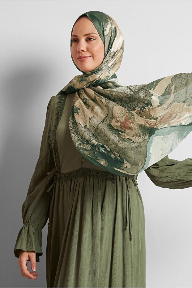 Patterned Shal 8549 - 1