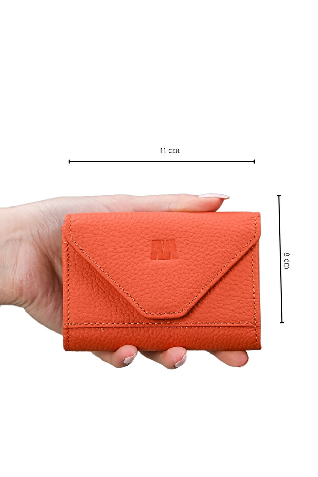 Mia 2190 Genuine Leather Women's Accordion Wallet