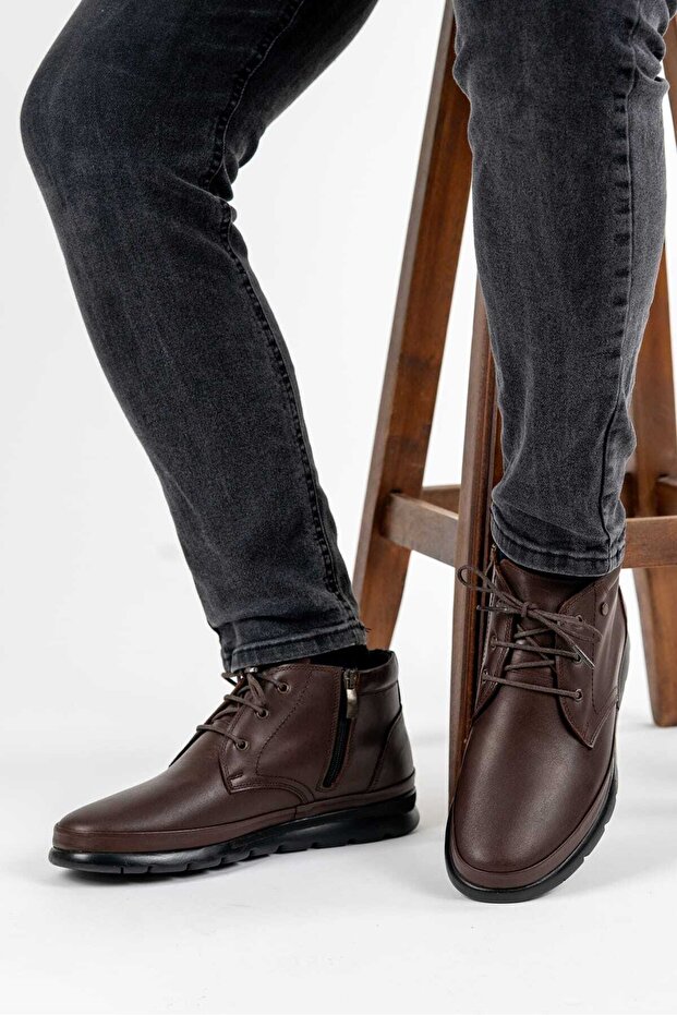 Men's Classic Shoes,Men's Genuine Leather Bootie Boots,Daily Casual,Soft Comfort Shoes
