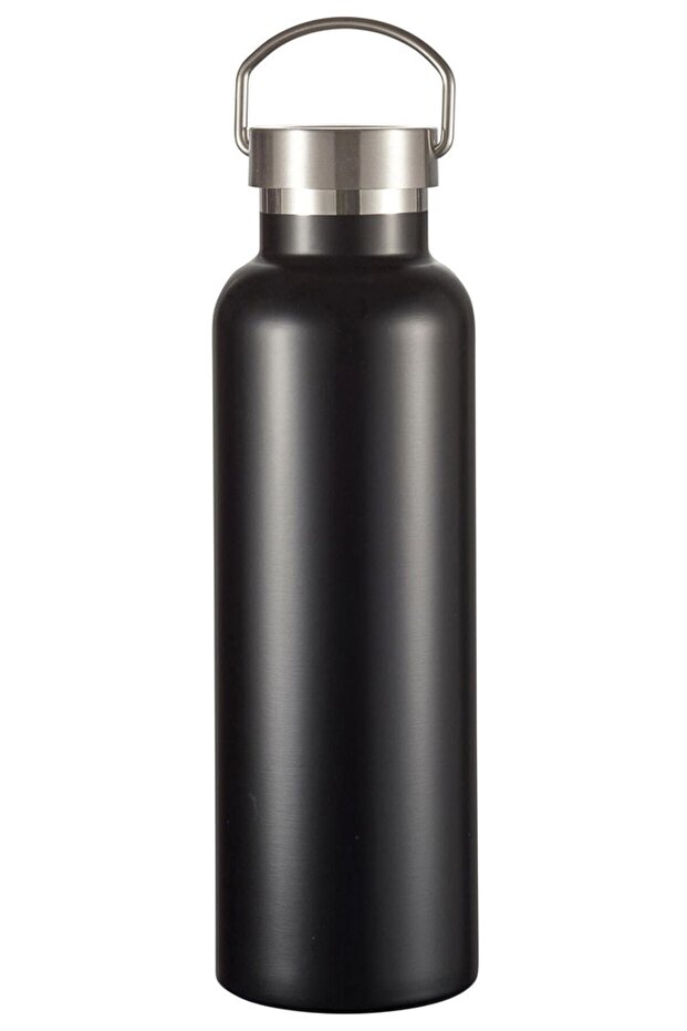 Black, Stainless Steel Flask 750 ml – Healthy, Durable and High Capacity!