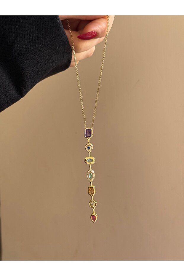 Çelik Element Y Kolye - 2