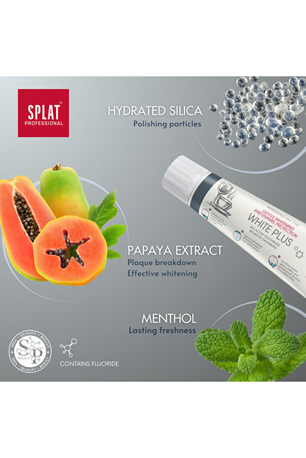 معجون أسنان وايت بلس الطبيعي الاحترافي 100 مل - 3