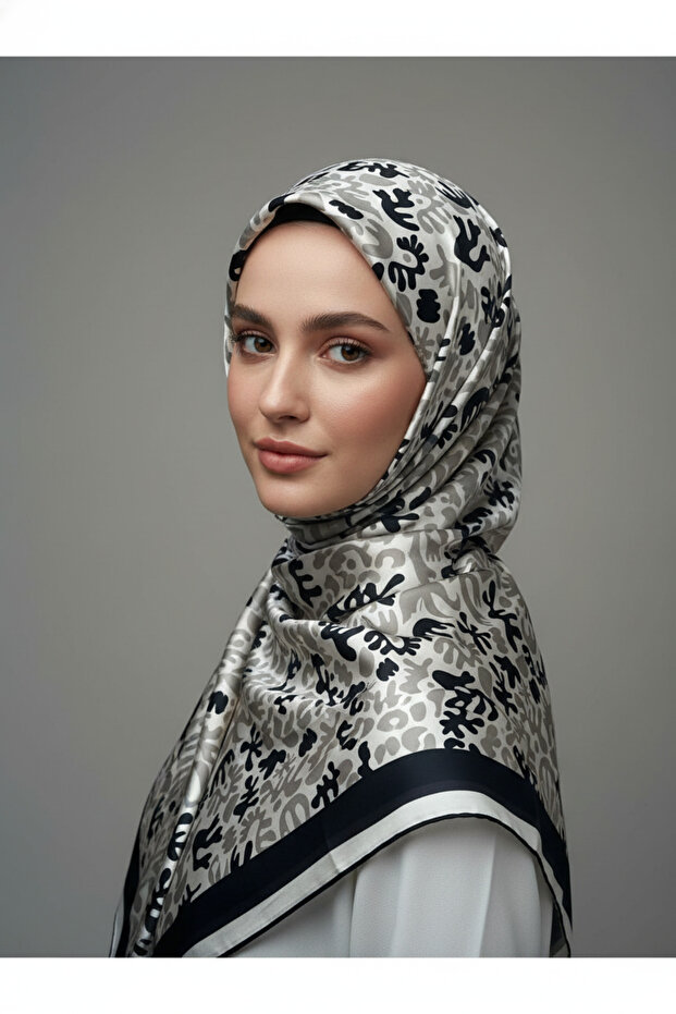 تريند الطباعة الرقمية التعادل صبغ منقوشة وشاح رويان نمط 3 ألوان 2