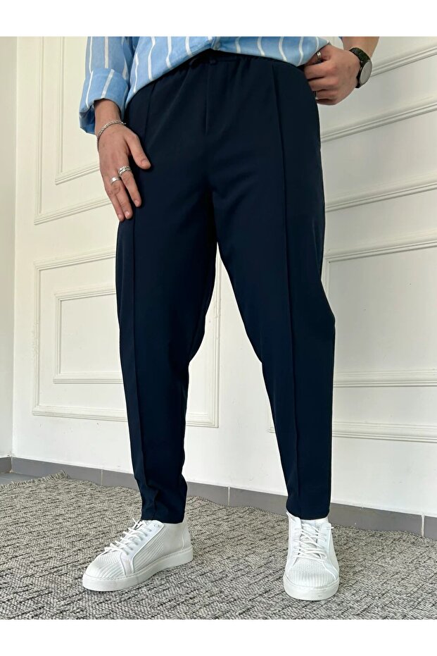 بنطلون وافل مخيط - 1