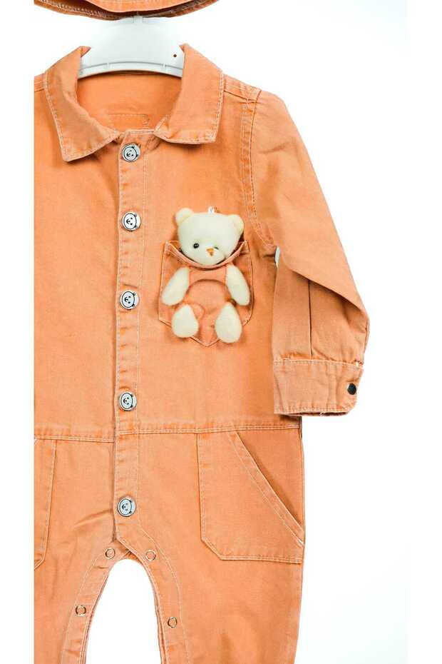 Ayıcıklı kot tulum - 7