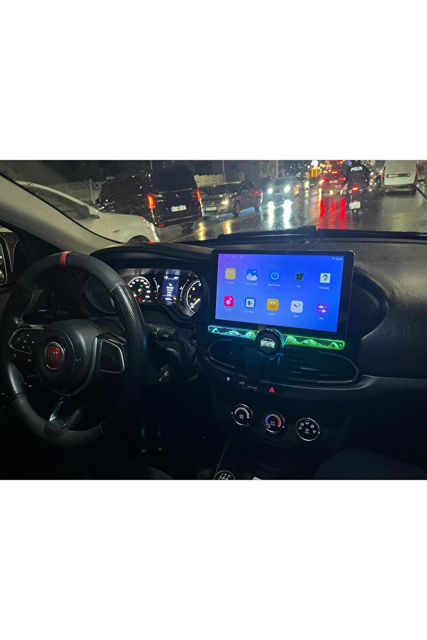 FİAT EGEA ANDROİD MULTİMEDYA CARPLAY DİAMOND AMBİYANSLI PRO SERİ - 4