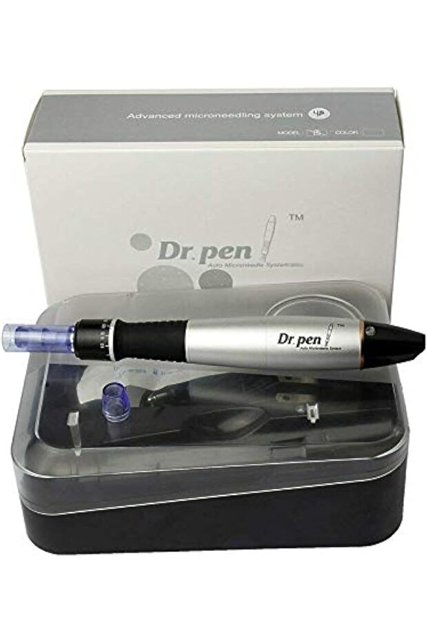 Ultima A1 Derma Pen With Needle Cartridge Silver/Black/Blue