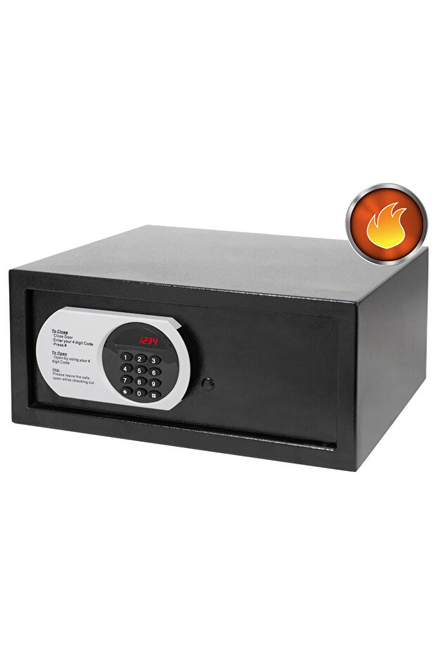 Safe Box, Digital Security Steel Alloy Drop Safes with Keypad Lock-(11.50Kg Charcoal Black)