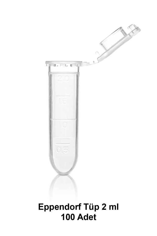 Eppendorf Tüp 2 ml - 100 Adet