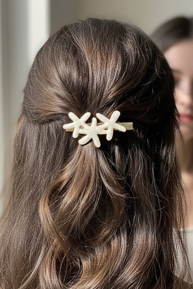 مجموعة مشابك متعددة من صدف البحر الأخضر (6 سم) - 5