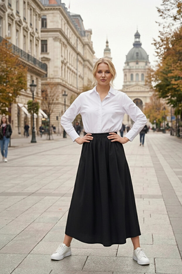 Fusta lungă (94 cm) cu volan 1170 - 6