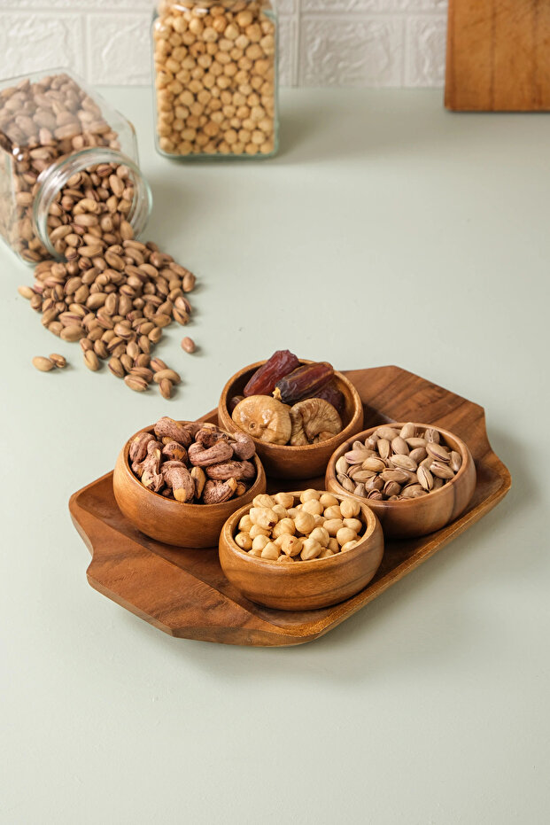 Akasya 5 Parça Çerez Seti - 3