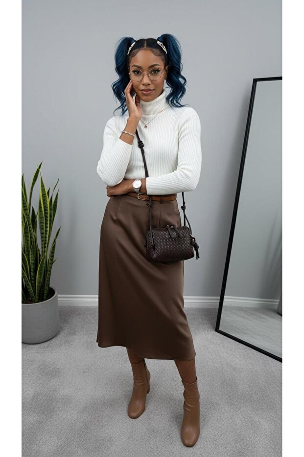 Vintage Suede and Leather Women's Shoulder Bag with Knitted Pattern, Adjustable Strap, and Charm Detail, Optional