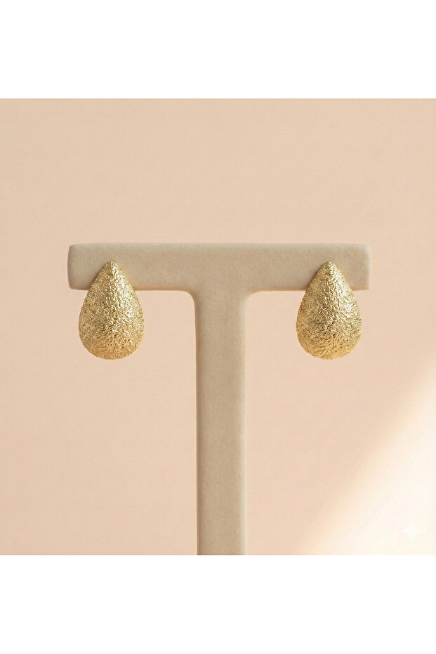 Desenli Damla Küpe - 2