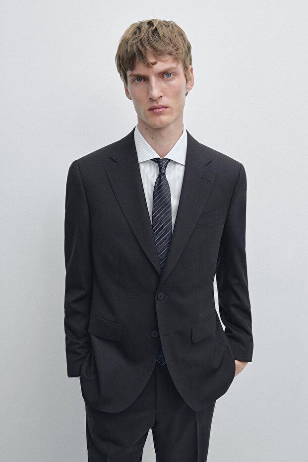 Yün klasik blazer - 2